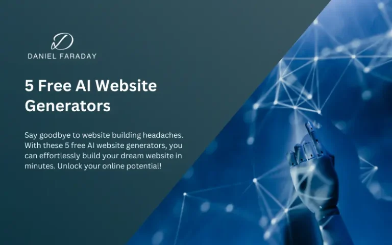 Top 5 Free AI Website Generators: Build Your Dream Website in Minutes