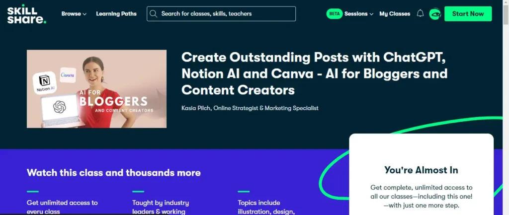 Create Outstanding Posts with ChatGPT, Notion AI, and Canva - AI for Bloggers and Content Creators